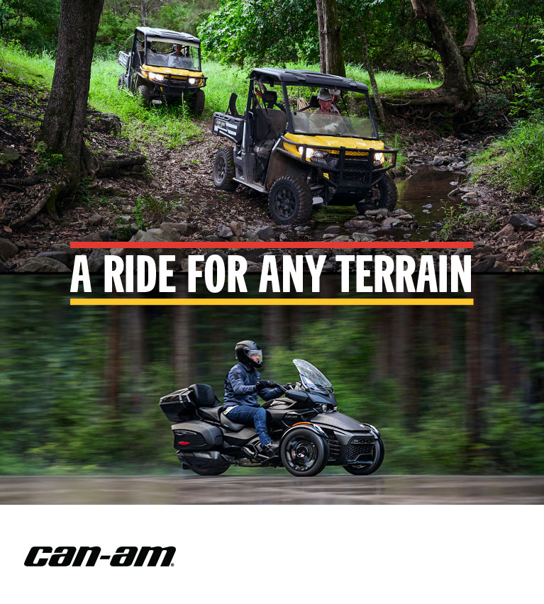 Can-am A ride for anh terrain