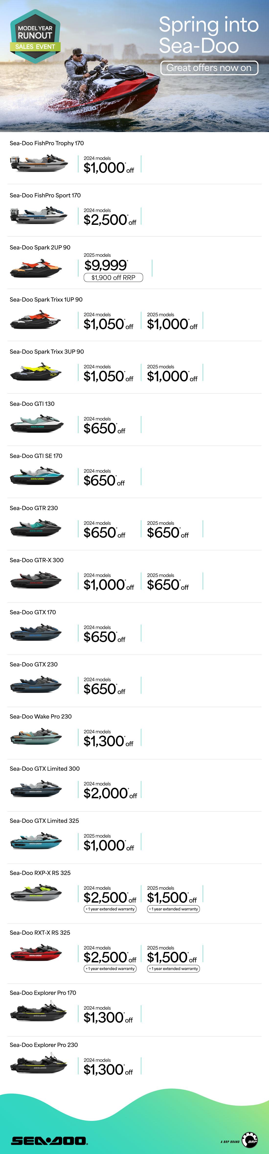 AU Sea-Doo - Q4 Retail Program 2025